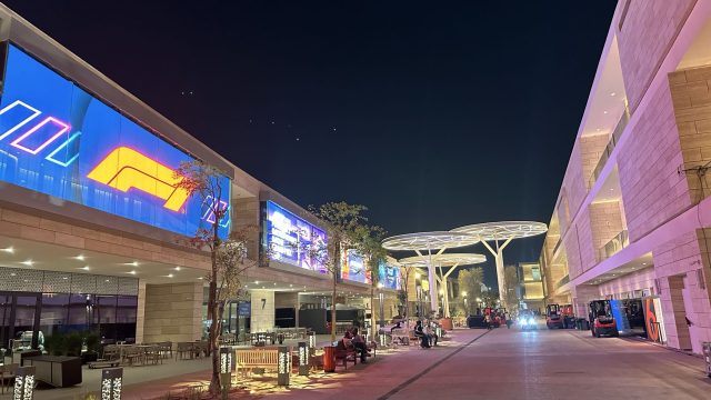 LED screen from INFiLED in Qatar Fomula 1