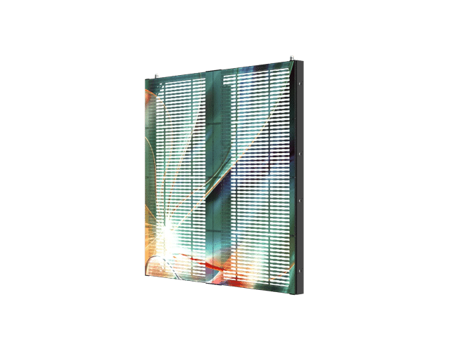 MV Mesh Series from INFiLED, is eco-friendly and transparent LED display screens for DOOH and retail, high brightness, clear images under any lighting conditions.