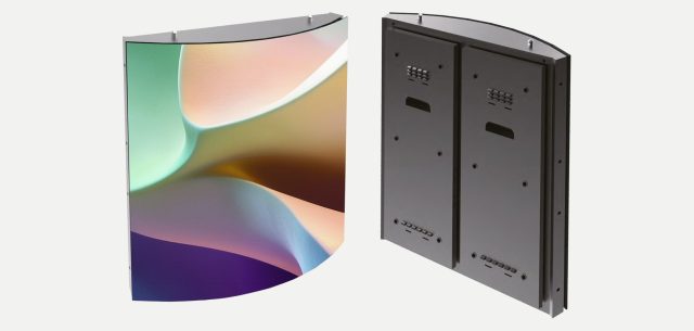 INFiLED MV Edge Series curved outdoor LED panel – product image