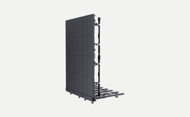 INFiLED ARmk2 Series LED cabinets on a ground-stack frame